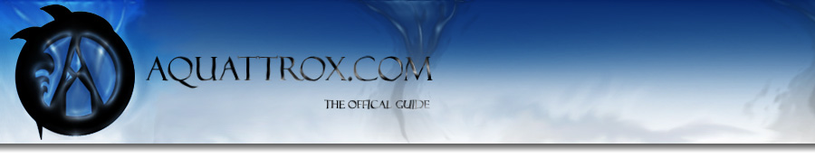 Aquattrox dot com. The Official Aquattrox Site